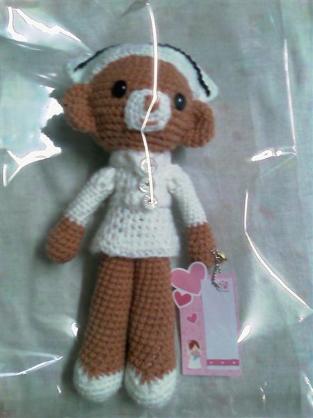ตุ๊กตาพยาบาล  -      ตุ๊กตาถักไหมพรมน่ารักๆค่ะ  พวกกุญแจ ตุ๊กตาตั้งโชว์ ของขวัญของที่ระลึกของชำร่วยไม่ซ้ำใคร      ในแบบของคุณเอง                                          Baby_Amp 