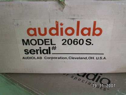 ŴҤҶ١شͧ¾⾧ա1-ŴҤҶ١شͧ¾⾧ա1600.-POWER AMP AUDIO LAB 2060/2080 Ե Ԩ оѲ AUDIO LAB COPORATION CLEVELAND OHIO USA. POWER AMPẺ2᪹ ѧѵ60W x 2/80W x 2öѺSUB WOOFER8"10"ʺ