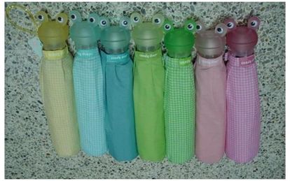 ร่มพับ ด้ามถือรูปกบ (สีเหลือง,สีฟ้า,สีเขียว,สีชมพู -  ร้าน momoshop2009  
จำหน่ายสินค้านำเข้าจากญี่ปุ่นค่ะ (ร่มพับ , ถุงน่อง , เสื้อผ้าเด็ก , หนังสือ อื่นๆ)
และมีบริการสั่งซื้อ (Pre order พรีออร์เดอร์) สินค้าจากเวปไซต์ญี่ปุ่นด้วยค่ะ 
(สินค้าทุกชนิด ยกเว้น สินค้า 18+)                              momoshop2009 