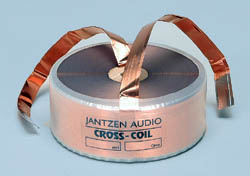 Jantzen 1 mH Cross Coil-Jantzen 1 mH Cross Coil Copper tape : 16 AWG Power handling : 350 Watts RMS Tolerance : : +/- 3% 
 