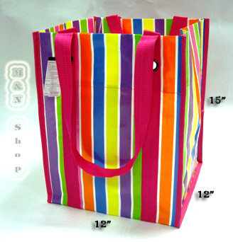 กระเป๋าพลาสติก แฟชั่น Big Candy ลายขนมหวาน -  จำหน่ายกระเป๋าพลาสติก ทรงแฟชั่น  สีสันสดใส มีความแข็งแรง ทนทาน กันน้ำได้                                                                                                   M & N Shop 