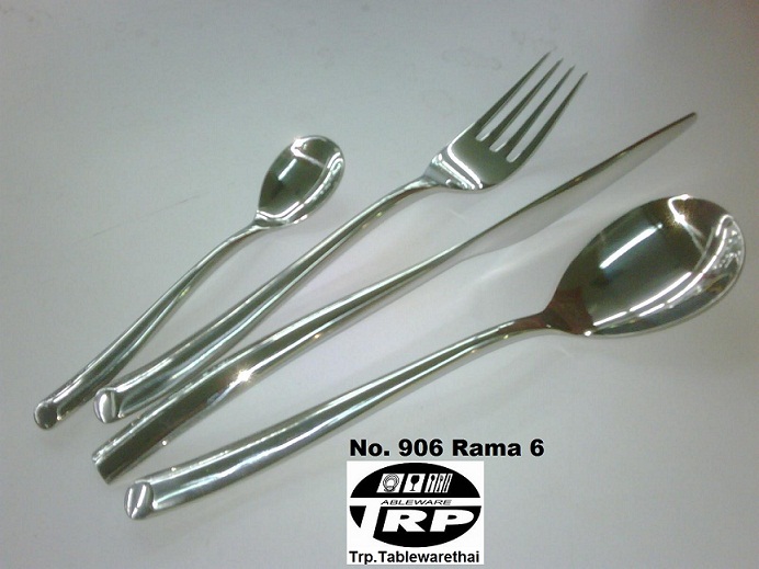 ͹,Handmade,Dinner Spoon,Dinner Fork,906-͹,Handmade,Dinner Spoon,Dinner Fork, 906 Rama 6,ᵹ,Stainless 18/8,18/10,ѺСѹʹʹʹءҹ,Flatware,Thai
