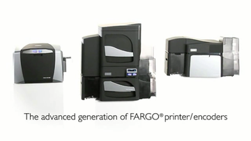 เครื่อมพิมพ์บัตร พลาสติก FARGO ID CARD PRINTER  BY USA.