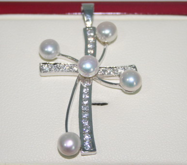 P06-Pendant ͹Сͺ Silver925 , Fresh Water Pearls , CZ