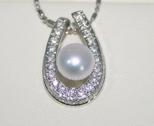P09-Pendant ͹Сͺ Silver925 , Fresh Water Pearls , CZ