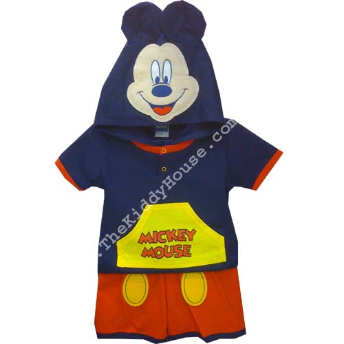  : MK222-BU شԡ -شԡᢹ-չԹ-ᴧ (Mickey Mouse Shirt&Short) 